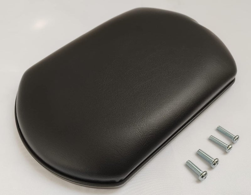 ComsenMed Universal Wheelchair Elevating Leg Rest - Heavy Duty, Upholstered, Vinyl, Black (1Ea) - Image 1